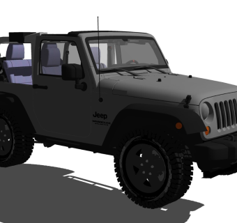 超精细汽车模型 吉普 Jeep (2)